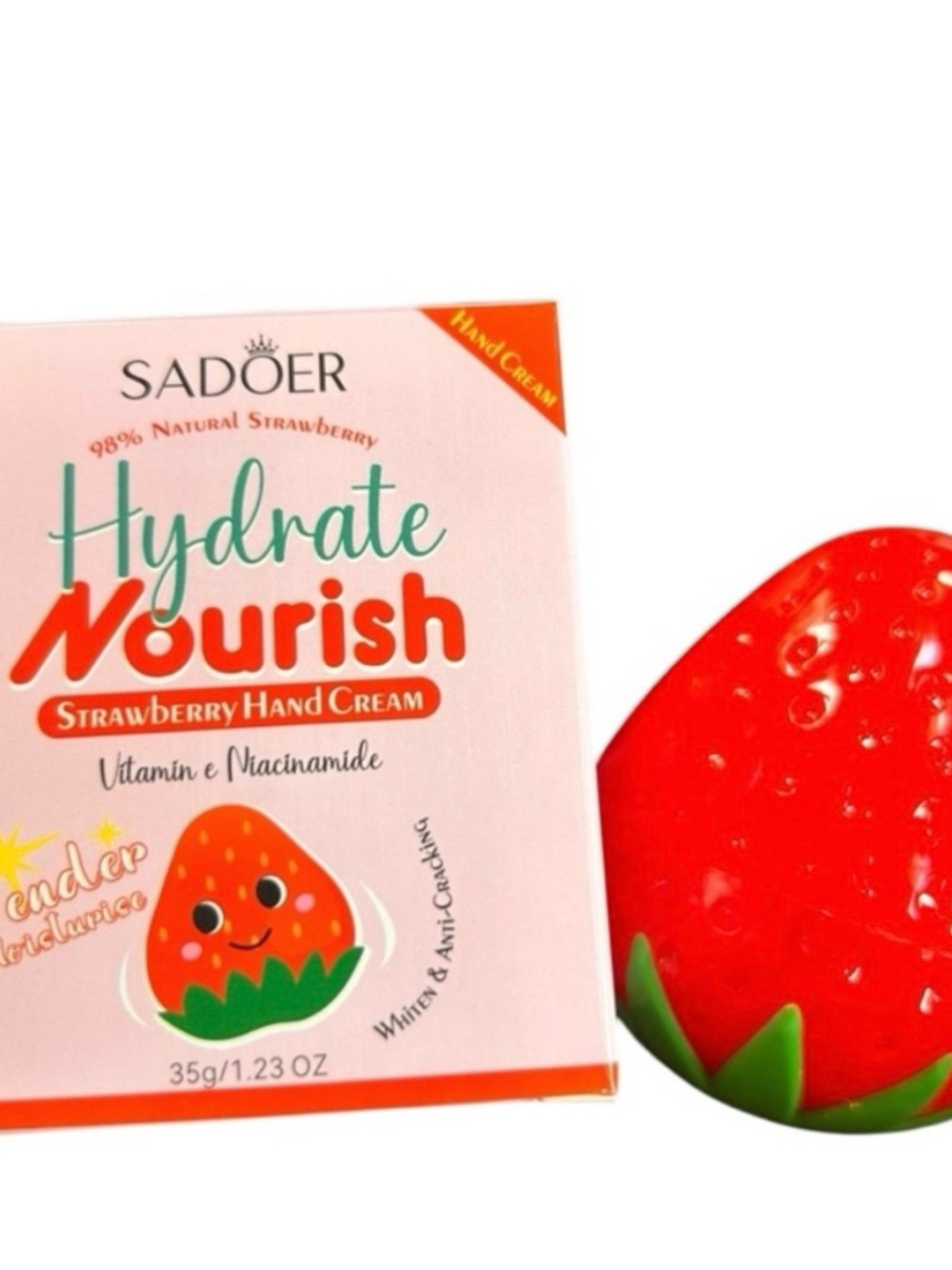 Hydrate Nourish Strawberry Hand Cream - Red